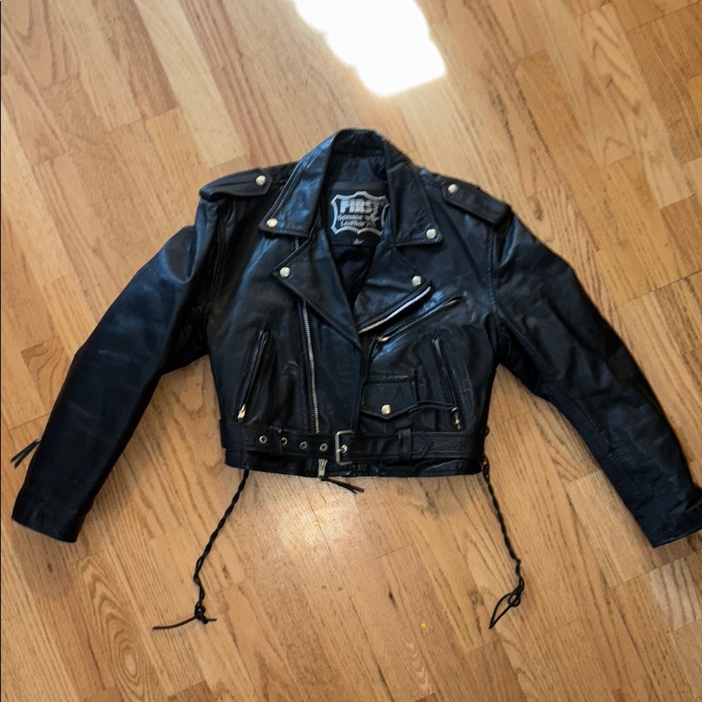 Harley Davidson patchworkFINEST LEATHER “1st genuine” Vintage patchwork 48hr UP